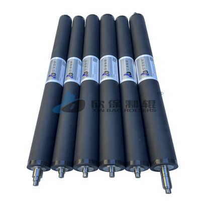 Các con lăn cao su có kích thước chính xác và độ chính xác bề mặt cao được sản xuất bởi nhà máy